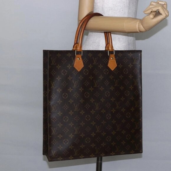 LOUIS VUITTON Monogram Sac Plat Hand Bag M51140 LV Auth 145748 - Picture 15 of 16